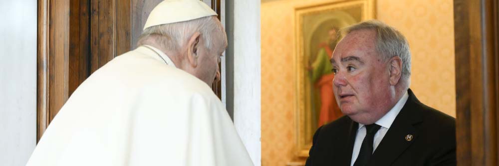 Malteserorden Rom Brief an Papst Weltfriedenstag BB